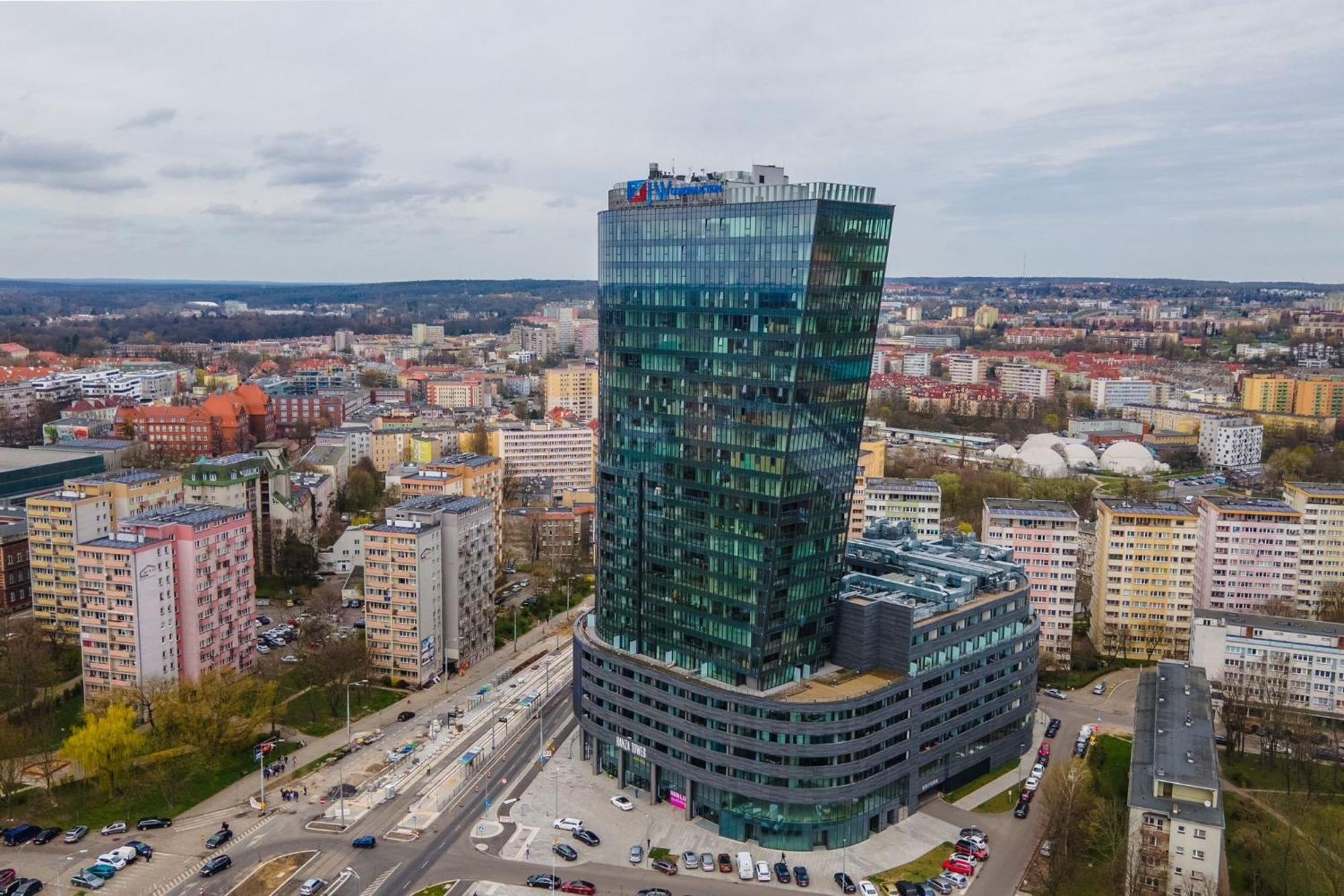 Hanza Tower Lux Sauna&Pool Szczecin Kültér fotó